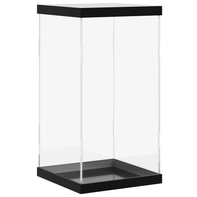 vidaXL - Vitrine - transparant - 20x20x38 - cm - acryl