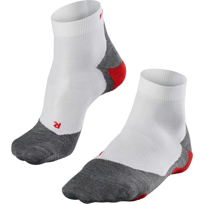 FALKE RU5 Short anti-blaar functioneel materiaal hardloopsokken heren wit - maat 39-41