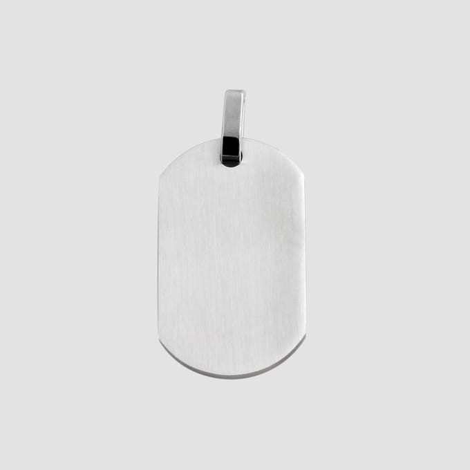 AKZENT Akzent unisex hanger van Edelstahl, geschikt voor gravure