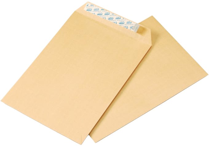 GPV akte-envelop, 24: 26 x 33 cm, zelfklevend, bruin, 130 g/m2, 250 st.
