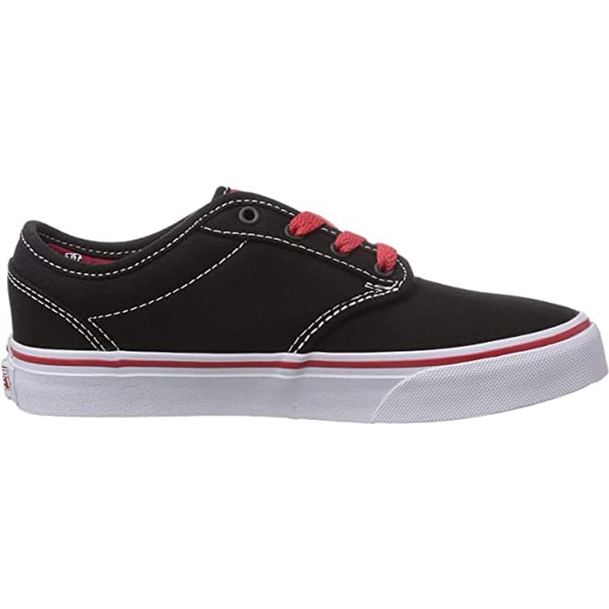 Vans Atwood Lace-Up Zwart Canvas Kinderslippers ZNRFOL