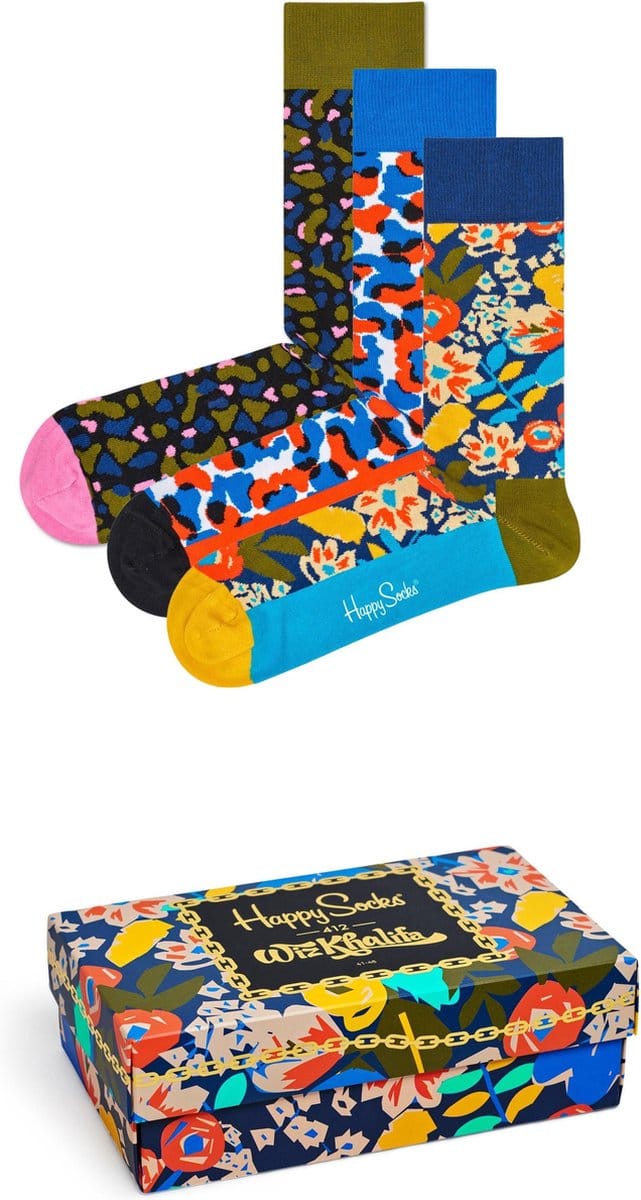 Happy Socks Limited Edition Wiz Khalifa Giftbox - Maat 41-46