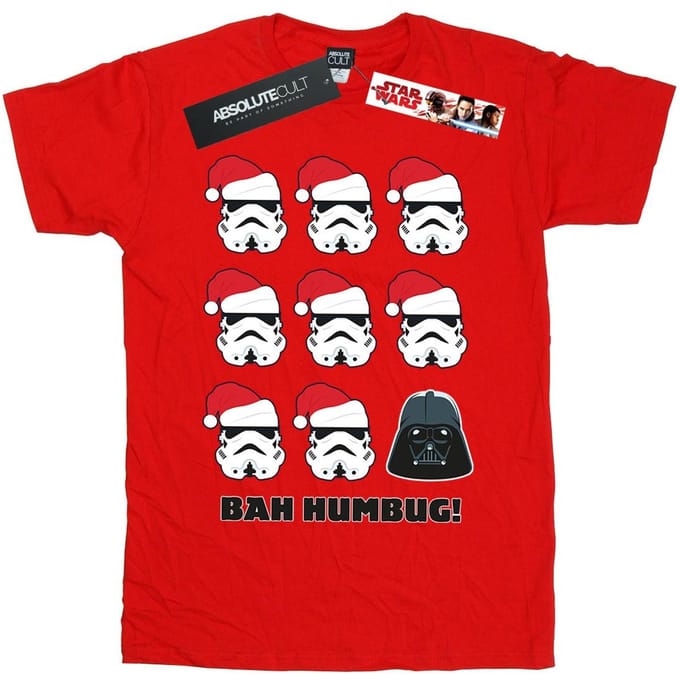 Star Wars Heren Kerstmis Humbug T-Shirt (Rood)
