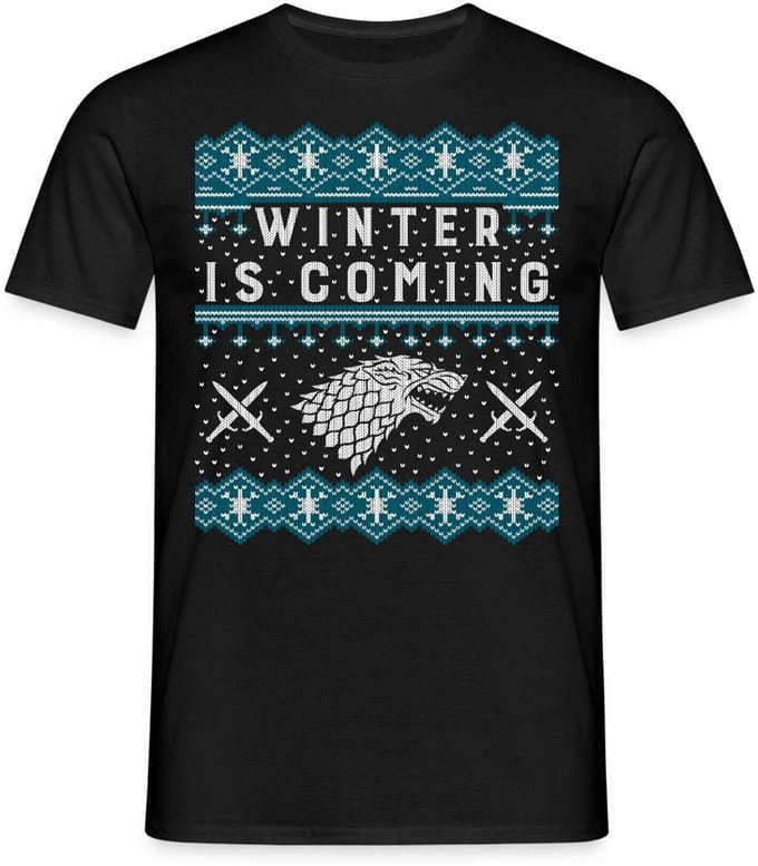 Game Of Thrones Winter Is Coming T-Shirt Heren