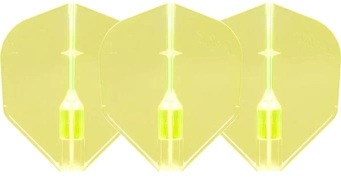 L-Style Fantom EZ L3 Shape Neon Yellow - Dart Flights