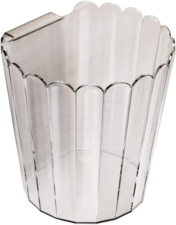 Prullenbak - Afvalbak - Kasten organiseren - Hangend model - 4 liter - Wit
