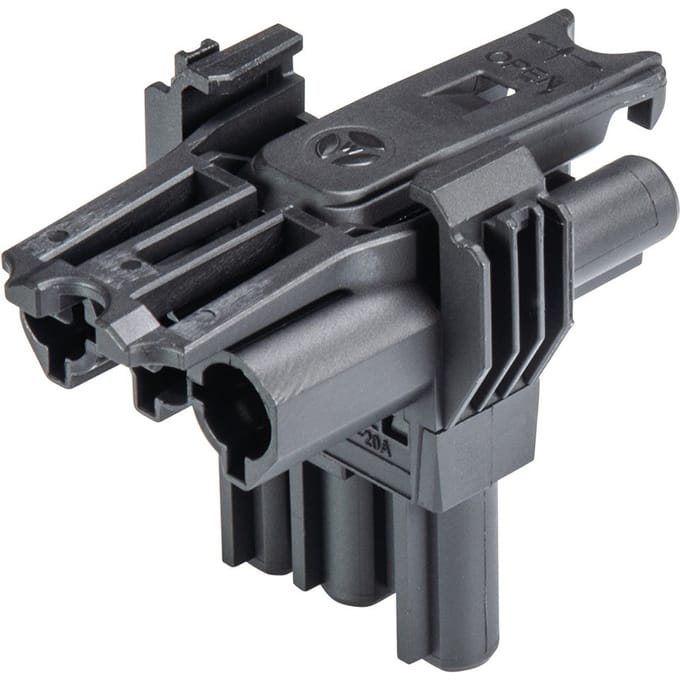 Wieland GST18I3 T-splitter zwarte cascade montageoptie - 92.030.3153.1 - E3JWF