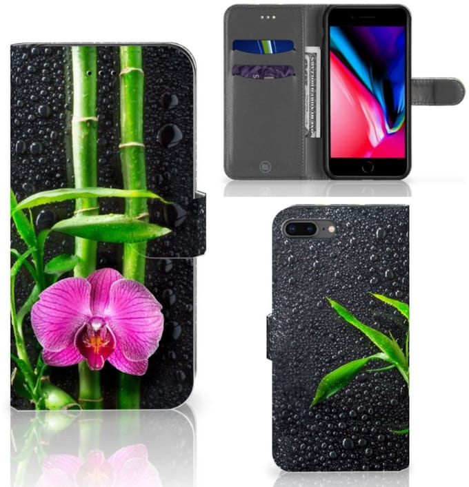 Apple iPhone 7 Plus | 8 Plus Hoesje Orchidee