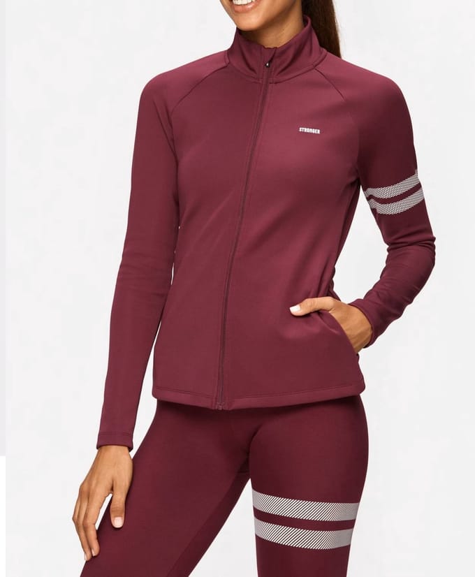 Stronger - Signature Performance Jacket - Sportjas - Dames - Rood - Maat XS