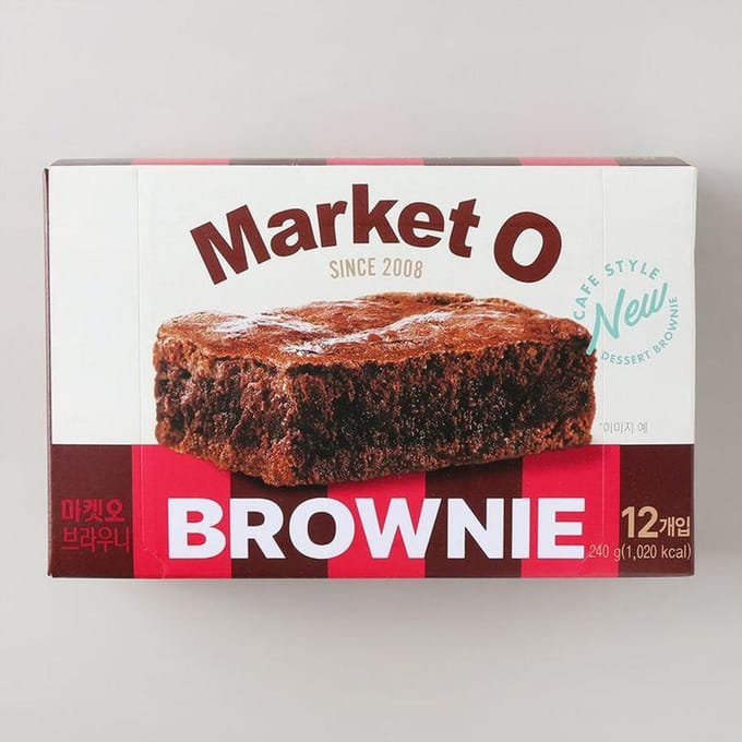 Orion - Markt O Real Brownie 240G (20 gram*12) 1PCS black