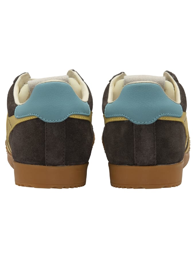 Gola dames sneaker Elan mokka geel