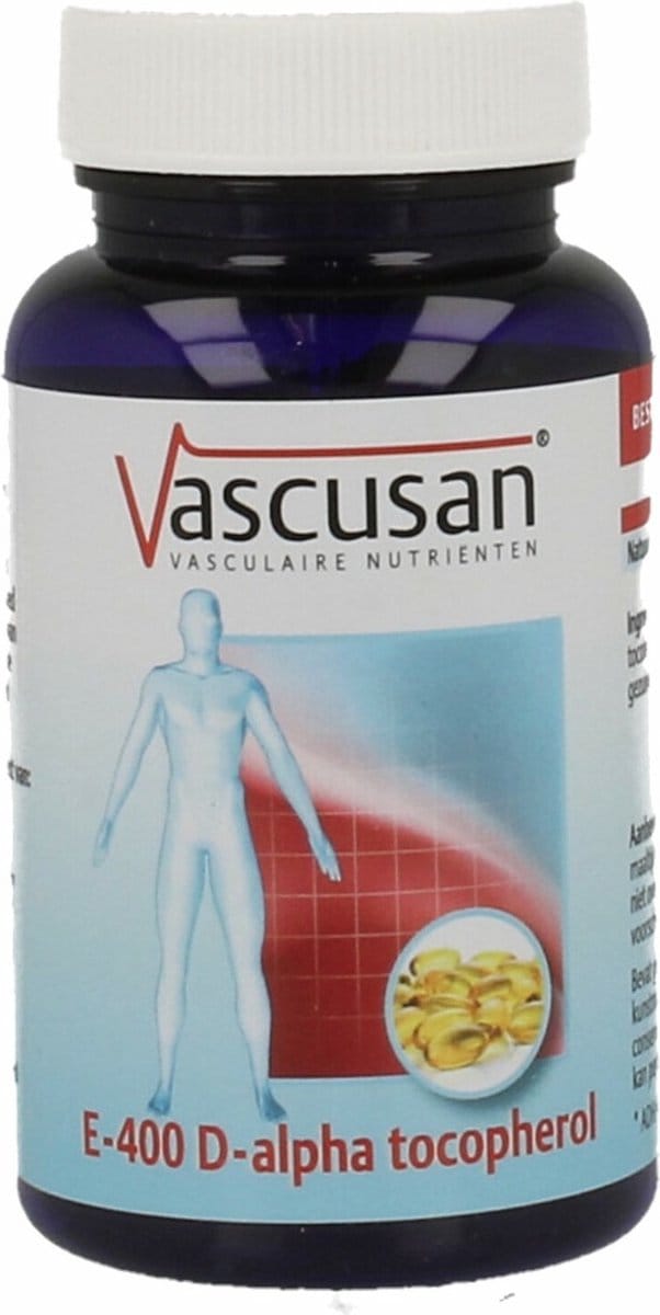Vascusan E-400 Alpha tocopherol 120 Softgels