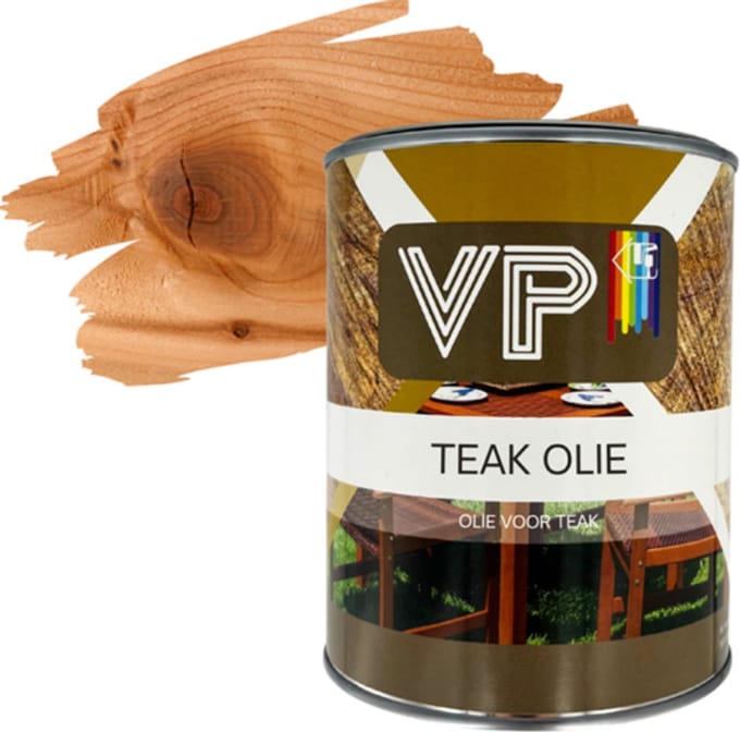 VP Platina Teak olie 2,5 liter Douglas Mengkleur