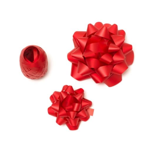 Legami set van strik en lint - rood
