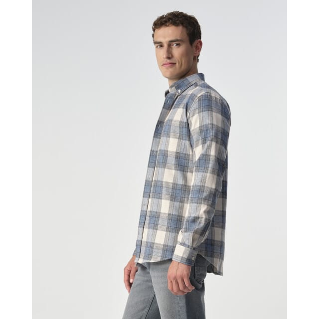 J.C. Rags Ramon casual overhemd met lange mouwen