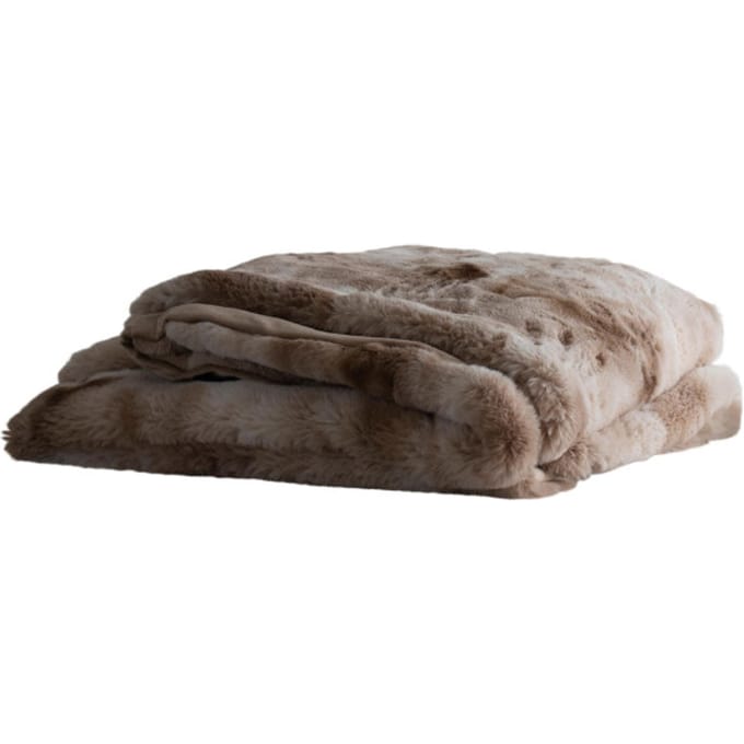 PTMD - Plaid Linde - Beige - 150x200x2cm