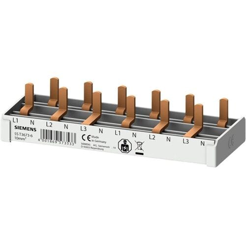 Siemens 5ST36736 Pensa.rail compact, 10 mm2 aansluiting 3p/N 6x compacte eenheid 1 te Penverzamelrail 1 stuk(s)
