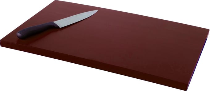 SARO Snijplank Polyethyleen Bruin Antislip 50×30×1,5 cm HACCP Vaatwasmachinebestendig