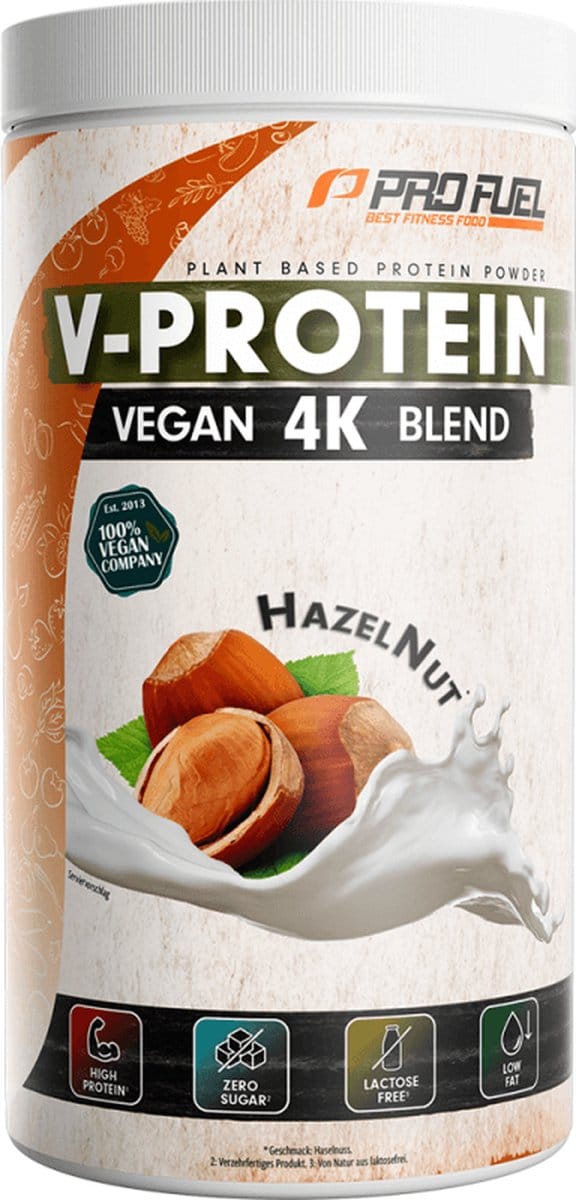 ProFuel V-Protein 4K Blend (750g) Hazelnut - Eiwitten - Veganistisch eiwit