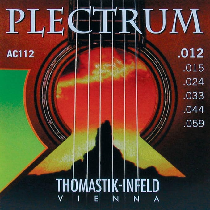 Snarenset akoestische gitaar - Thomastik-Infeld AC112 - Plectrum - 12-59 - Hybrid Wound - Medium Light
