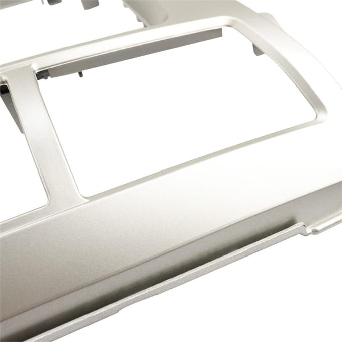 2DIN Voor Toyota Vios Yaris Sedan Belta Stereo Autoradio Frame Dashboard Trim Panel white