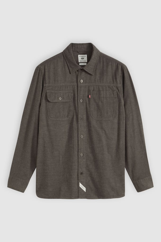 Levi's Long Sleeve Auburn Worker Shirt Größe: M | Casual hemden Outlet | Herren | Braun