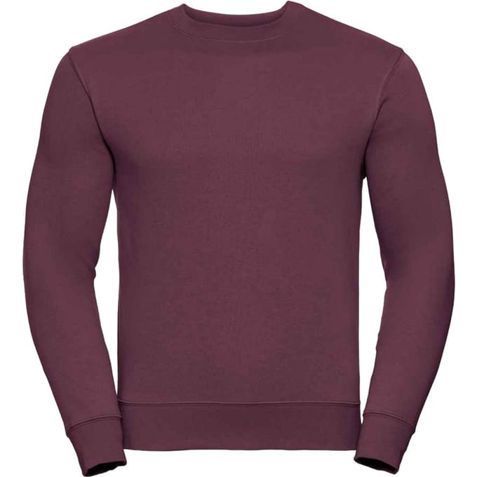 Russell Heren Authentiek Sweatshirt (Bourgondië)