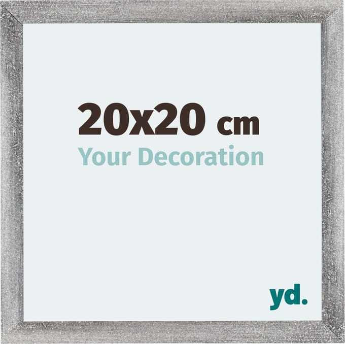 Your Decoration - Fotolijst 20x20 cm - MDF - Grijs Geveegd - Mura