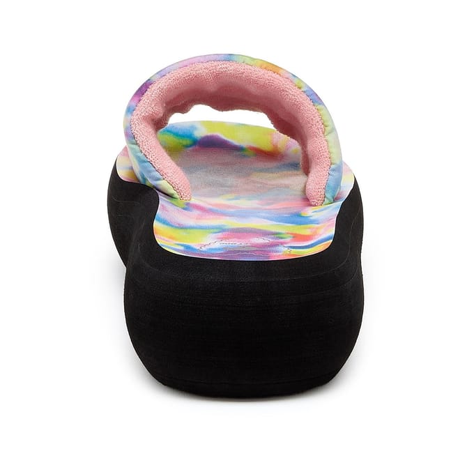 Rocket Dog Splash Loyal Tie Dye Textiel Dames Sandalen Roze/Multi