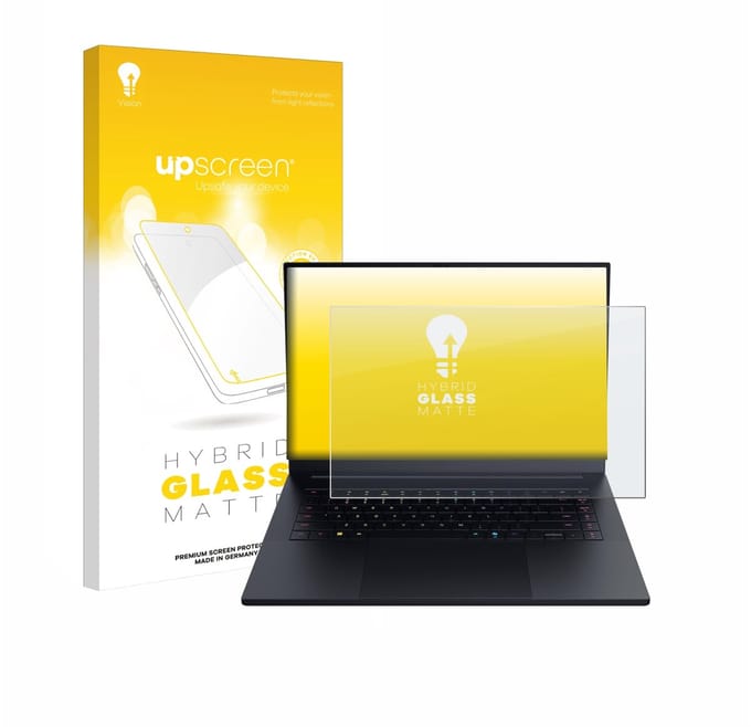 upscreen - Screenprotector voor Razer Blade 16 2025 - Folie Beschermfolie Beschermglas matte
