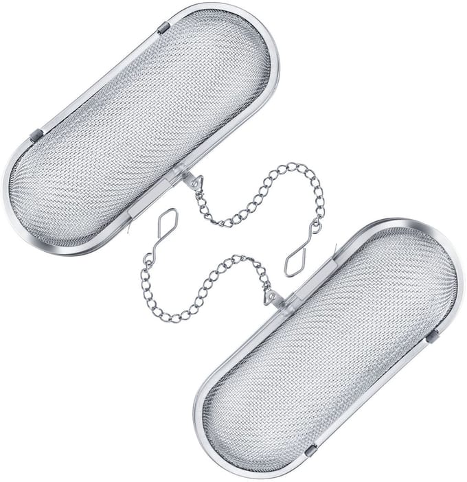 Westmark 2 Kruideninfusers/theezeefjes, lengte: elk 11 cm, roestvrij staal, zilver, 125622E3