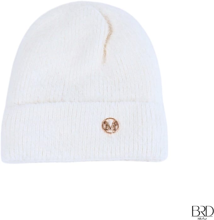BRD Winter® | Witte Wollen Muts | Elegante Dames Wintermuts wit