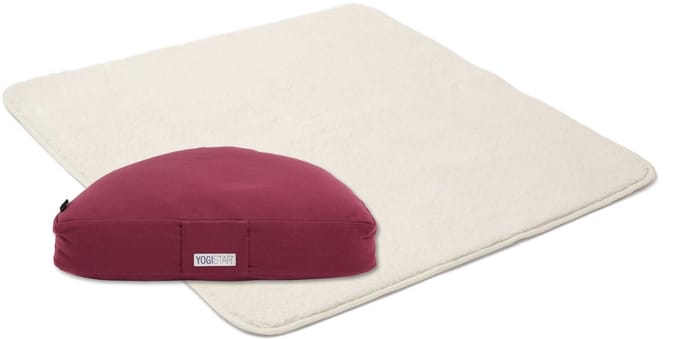 Yoga-Set Calm Edition - Meditation natur 75 x 75 cm