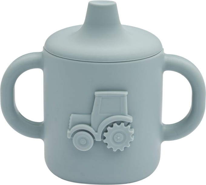 Liewood Amelio Sippy Cup - Tractor - Blue