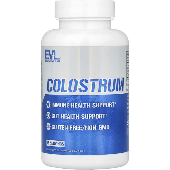 EVLution Nutrition, Colostrum, 1,000 mg, 90 Veggie Capsules (500 mg per capsule)