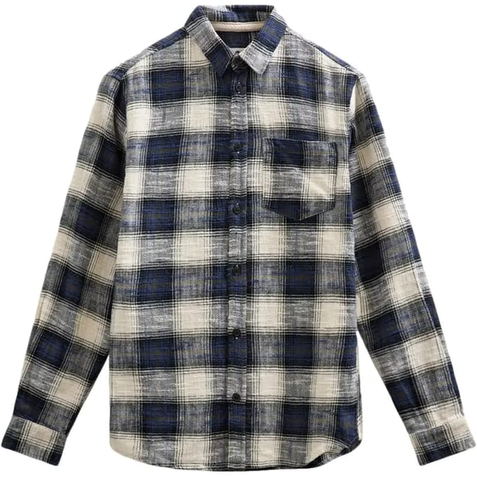 Gestreepte flanellen overshirt Anerkjendt Leif