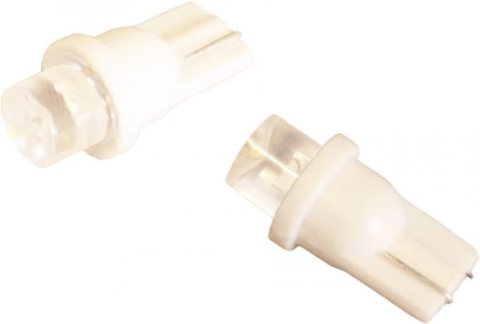Lamp LED Wedge T10 0.2W/35Lumen/1Led