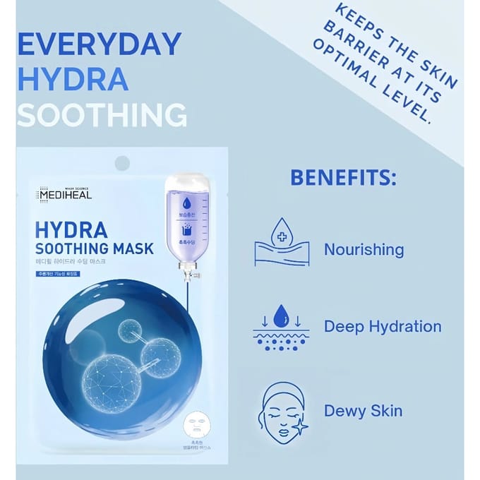 Hedra Soothing Mask Set 20ml x 10ea white