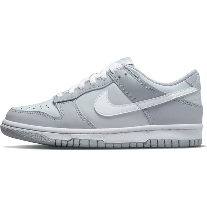 Nike Dunk Low (GS) Two Toned Grey - maat EU38 - DH9765-001 - grijs - wit - sneaker