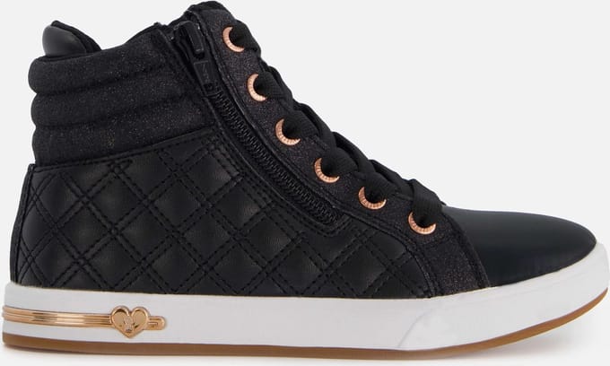 Skechers Meisjes Veterboots - Zwart - Maat 32
