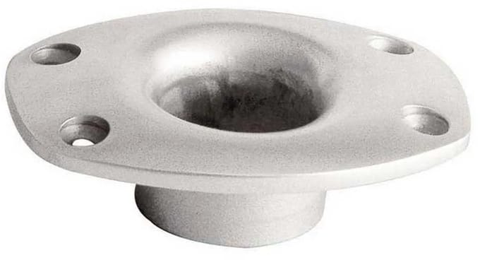 Plastimo Aluminium Geanodiseerde Open Kettingpijp Zilver
