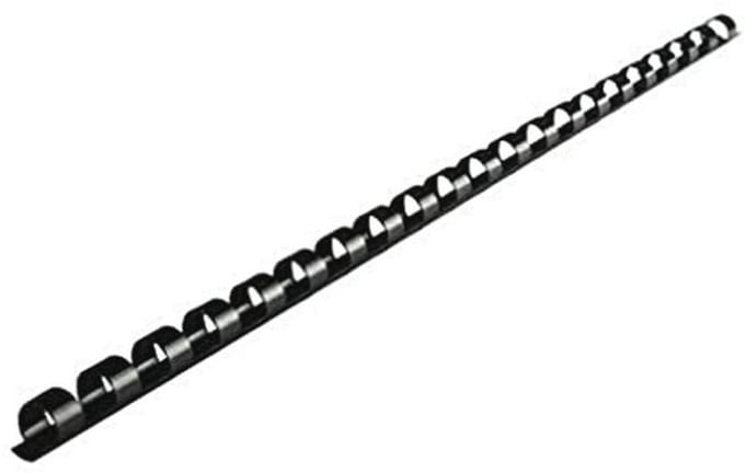 Bindkammen 6mm Zwart - Pack van 100 - Professionele Documentafwerking