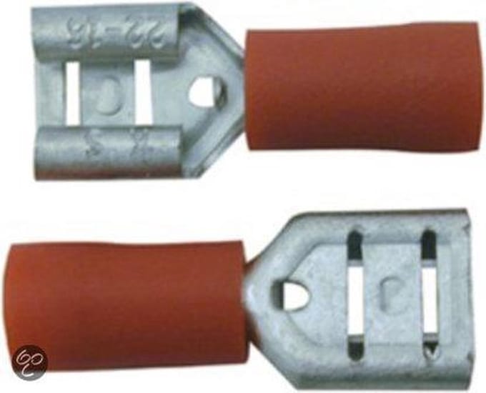 Skandia Vlakstekerhulzen - Rood - 10 Stuks