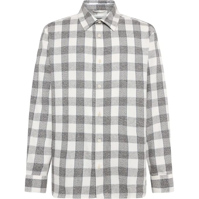 Flanellen overhemd met lange mouwen KnowledgeCotton Apparel Loose GOTS/Vegan