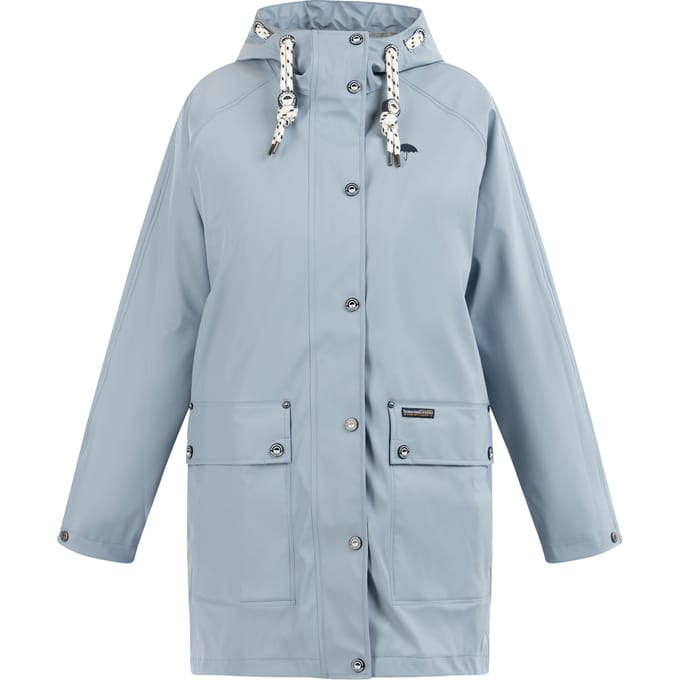 Schmuddelwedda Oversized mackintosh bridgeport Dames Lichtblauw-271