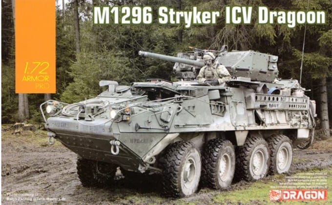 Dragon Modelbouwpakket Militaire voertuigen - 7686 M1296 Stryker ICV Dragoon Plastic - 1:72 - Modelbouw
