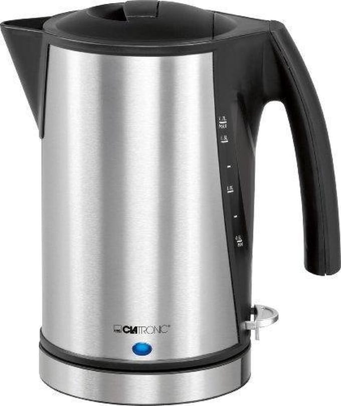Clatronic WKS 3288 - Waterkoker - 1.7liter - RVS/Zwart