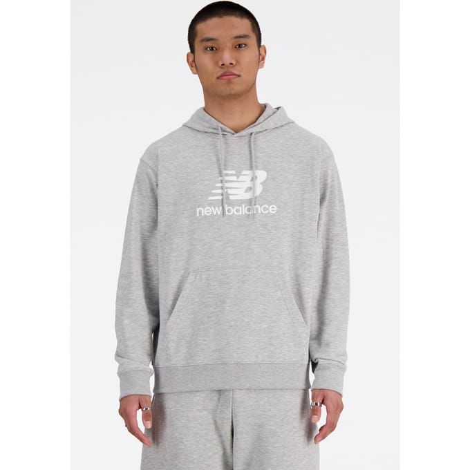 New Balance Sport Essentials French Terry Athletic Grey Größe: S | Kaputzenpullis Outlet | Herren | Grau