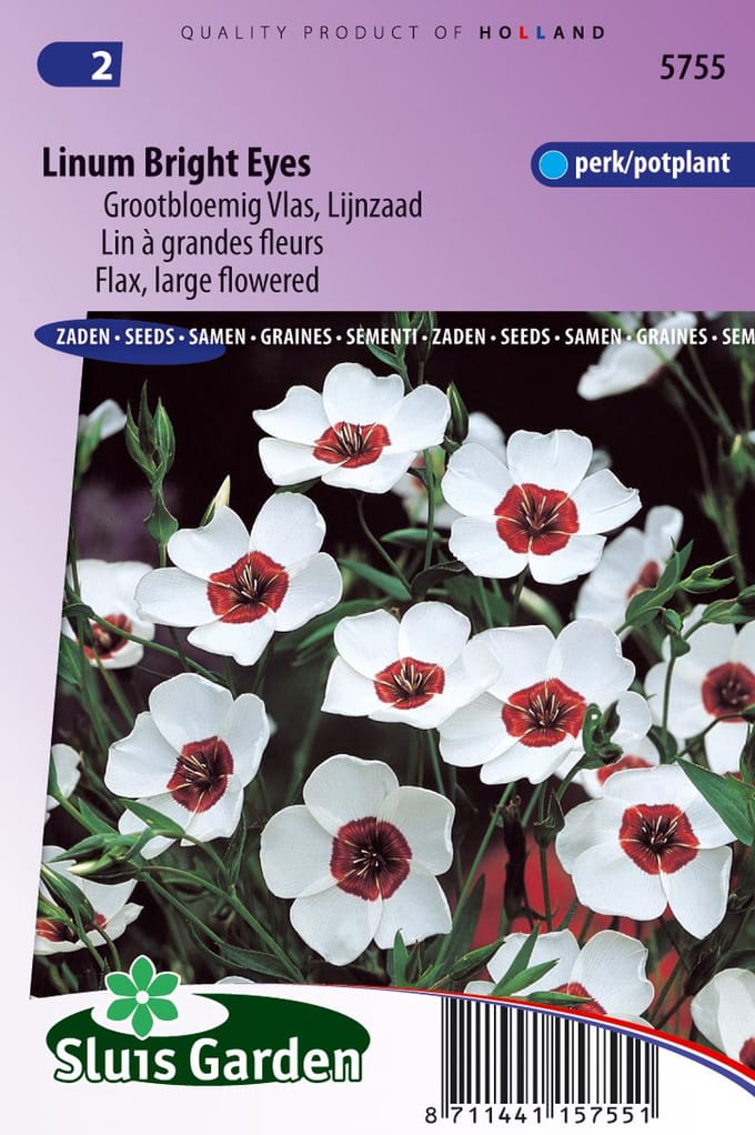 Sluis Garden - Vlas Bright Eyes (Linum)