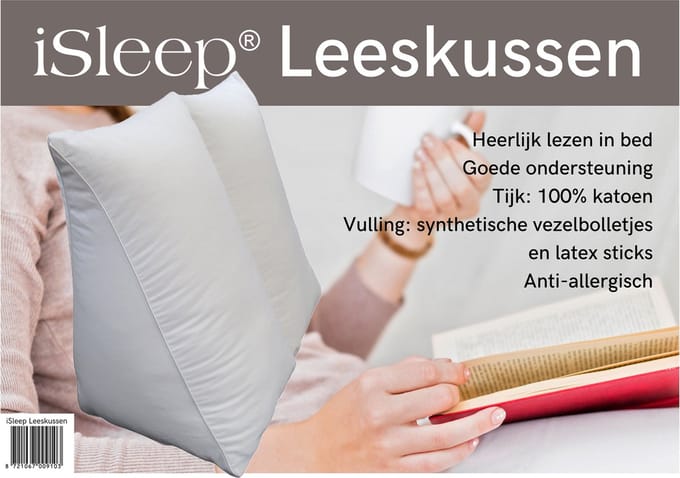 iSleep Leeskussen - Zitkussen - Leeskussen voor bed en bank